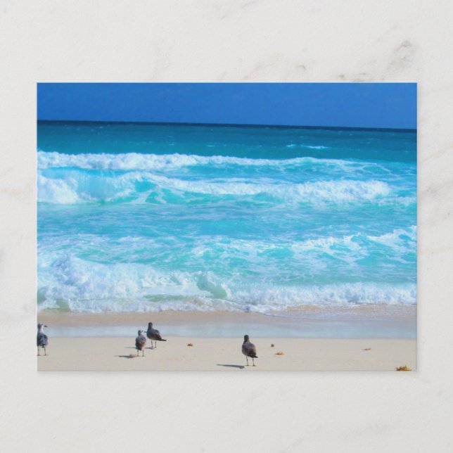 CANCUN OCEAN #2 POSTCARD (Front)