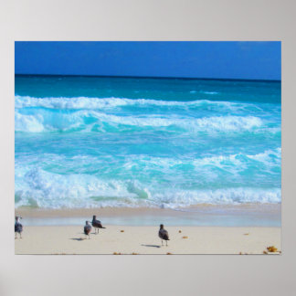 CANCUN OCEAN #2 POSTER
