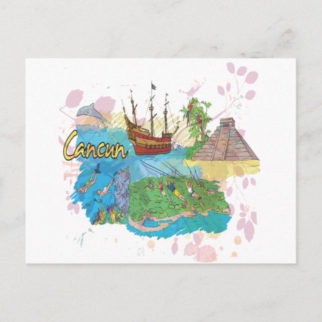 Cancun Postcard (Front)