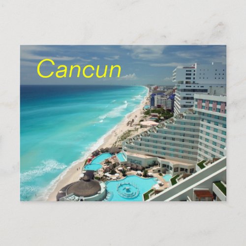 Cancun postcard