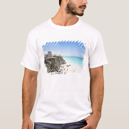 Cancun Quintana Roo Mexico _ Ruins on a hill T_Shirt