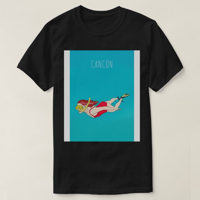 Cancun Quintana Roo Mexico T-Shirt (Design Front)