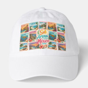 Cancun Sun Sand Mexico Beautiful Beaches Tropical  Hat