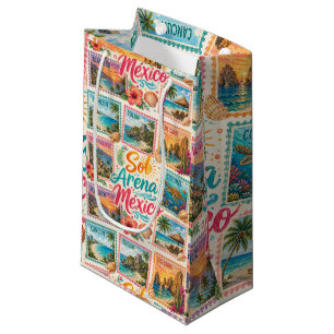 Cancun Sun Sand Mexico Beautiful Beaches Tropical  Small Gift Bag
