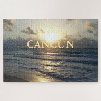 Cancun Sunrise Jigsaw Puzzle by efhenneke at Zazzle