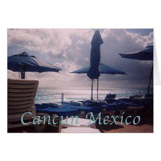 Cancun Warm  Romantic Sunset Cards (Front Horizontal)
