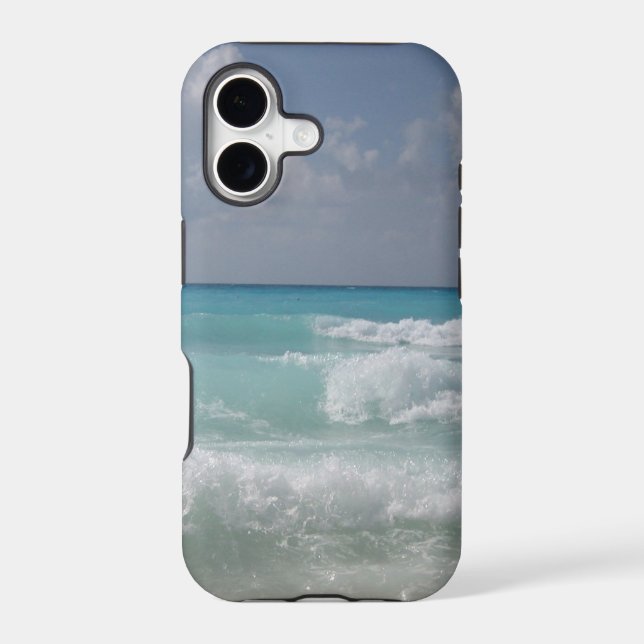 Cancun Waves Phone 4 Case (Back)