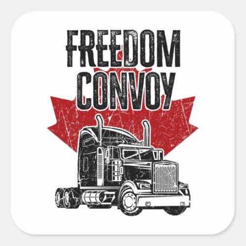 Canda Freedom Convoy 2022 Square Sticker