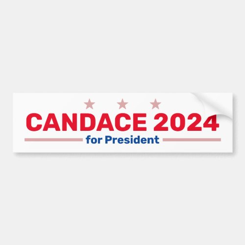Candace 2024 bumper sticker