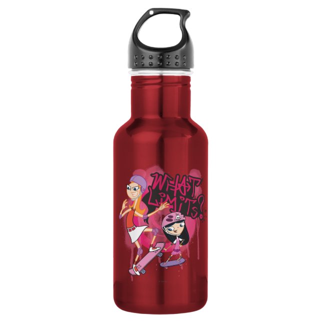 Candace and Isabella - What Limits Stainless Steel Water Bottle (Front)