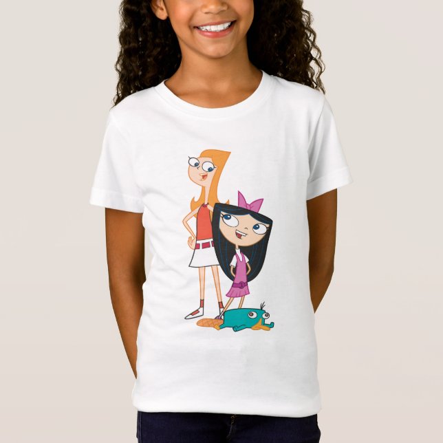 Candace, Isabella, and Agent P T-Shirt (Front)
