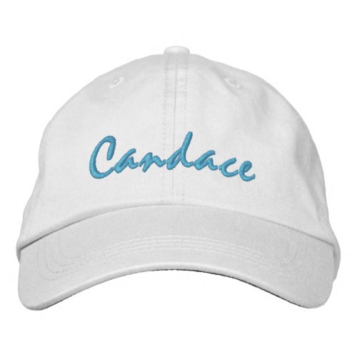Candace Name Embroidered Baseball Cap