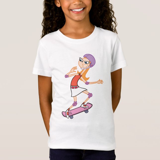 Candace on Skateboard 2 T-Shirt (Front)