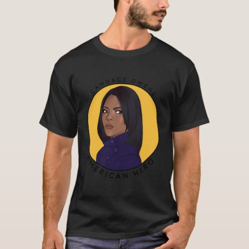 Candace Owens American Hero Conservative T_Shirt