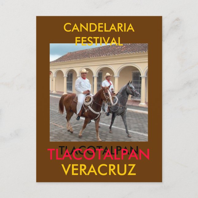 CANDELARIA  FESTIVAL POSTCARD (Front)