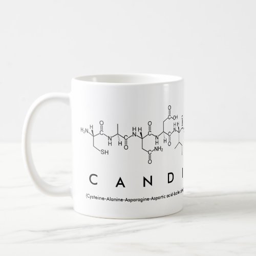 Candi peptide name mug