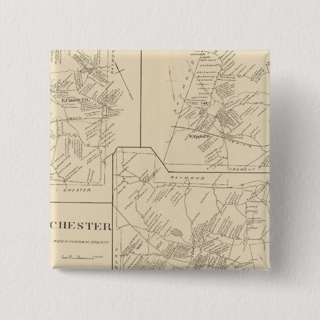 Candia, Epping Pinback Button (Front)