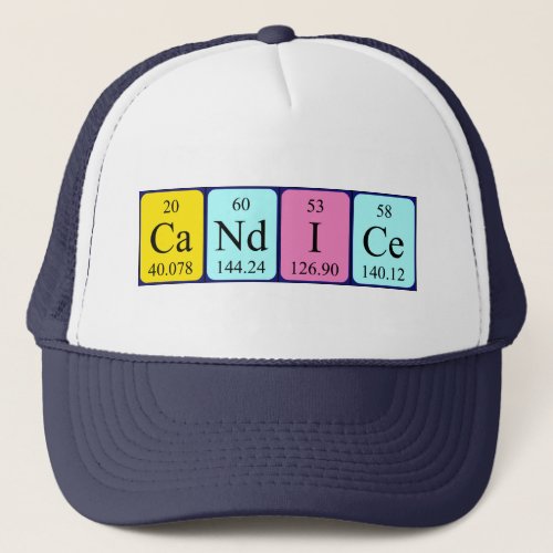 Candice periodic table name hat