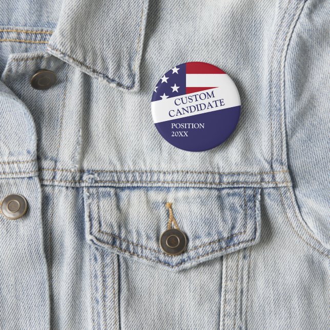 Candidate for election personalized  button (In Situ)