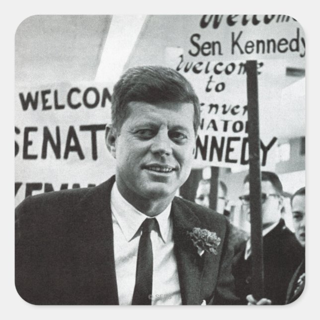 Candidate Kennedy Square Sticker (Front)