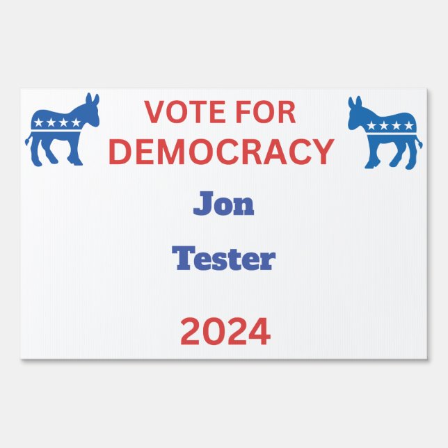 Candidate Name Election 2024 Customize Sign (Front)