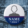 Candidate name political election campaign photo button