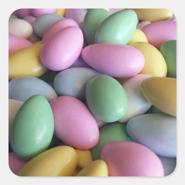 Candied Almonds Square Sticker (Front)