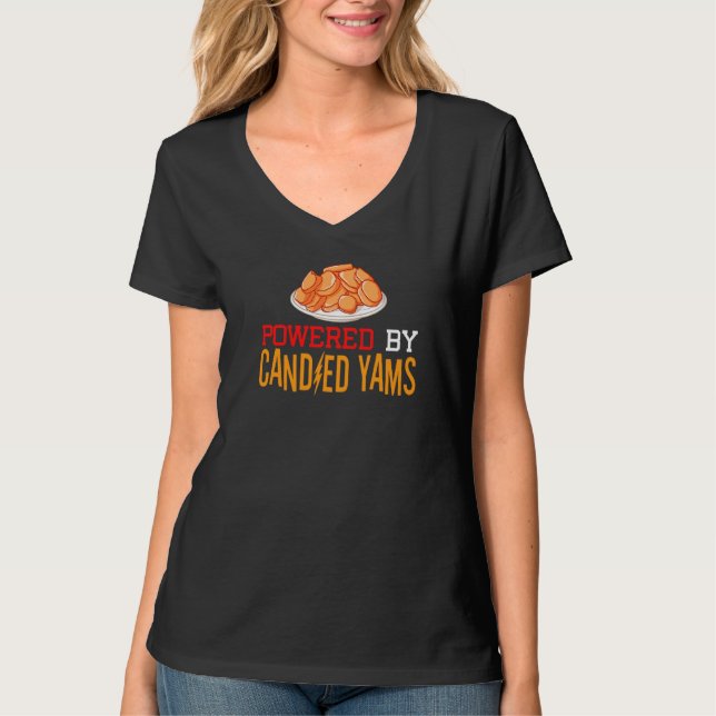 Candied Yam Sweet Potato Recipe Canned Casserole P T-Shirt (Front)