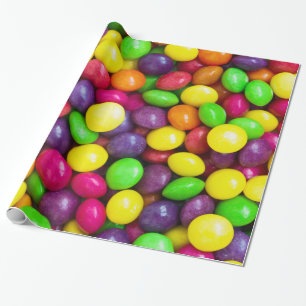 Candies background wrapping paper