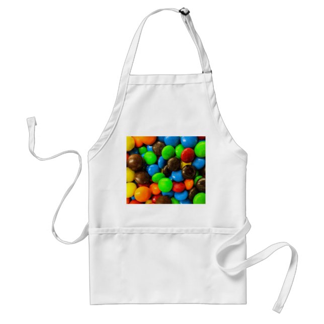 Candies Colorful and sweet Adult Apron (Front)