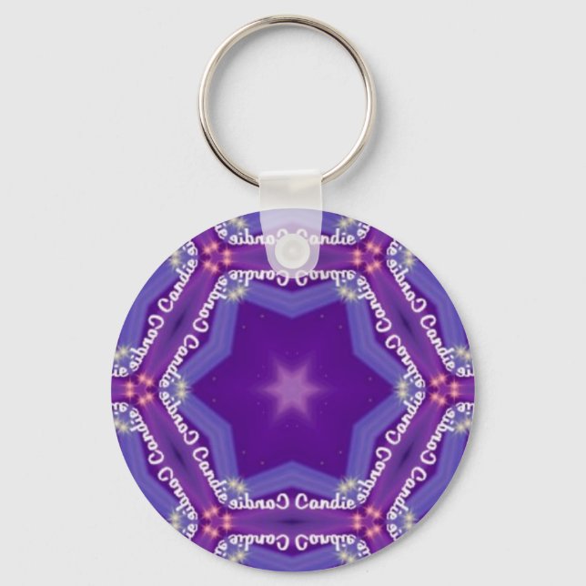 Candie's Kaleidscope Keychain to Match Shoes (Front)
