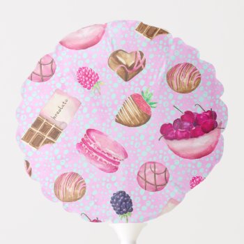 Candies & Macarons Balloon by JLBIMAGES at Zazzle