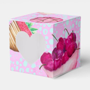 Candies & Macarons Favor Boxes by JLBIMAGES at Zazzle