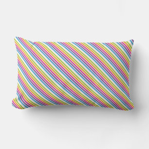 Candies Strips Lumbar Pillow