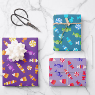 Candies Sweets Design Wrapping Paper Sheets