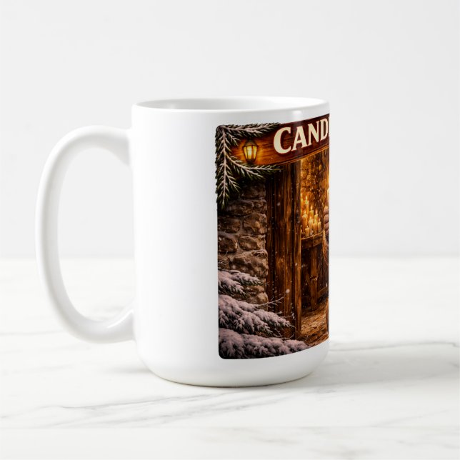 Candle Beggar Icelandic Yule Lad Coffee Mug (Left)