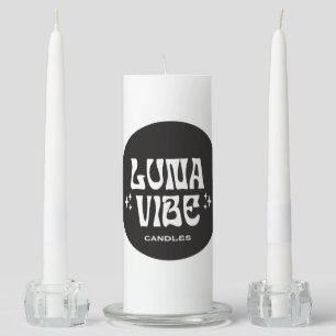 Candle Brand Logo – Luna Vibe Celestial Design