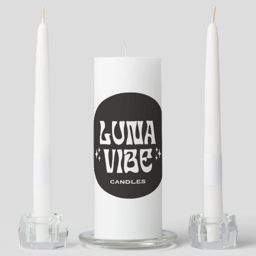 Candle Brand Logo – Luna Vibe Celestial Design