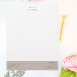 Candle, Brush, Spa & Wellness Letterhead<br><div class="desc">Candle,  Brush,  Spa & Wellness Letterhead</div>