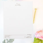 Candle, Brush, Spa & Wellness Letterhead<br><div class="desc">Candle,  Brush,  Spa & Wellness Letterhead</div>