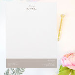 Candle, Brush, Spa & Wellness Letterhead<br><div class="desc">Candle,  Brush,  Spa & Wellness Letterhead</div>