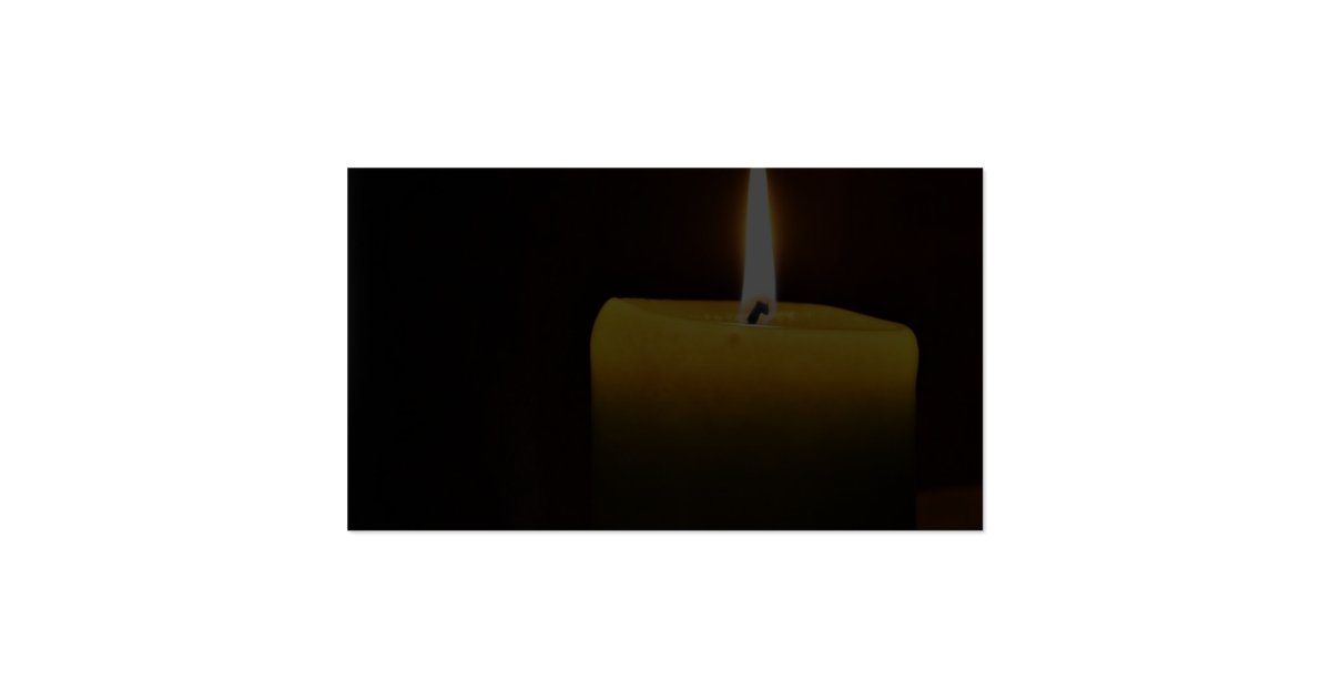 Candle Business Card | Zazzle