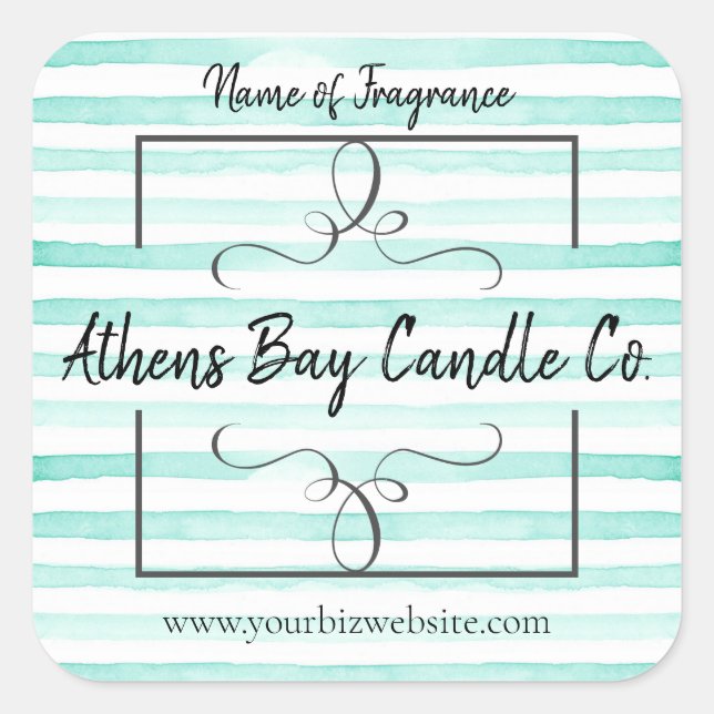 Candle Business Label (Front)