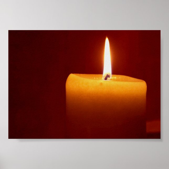 Candle Candlelight Image Poster (Front)