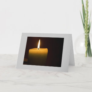 Candle Christmas Card