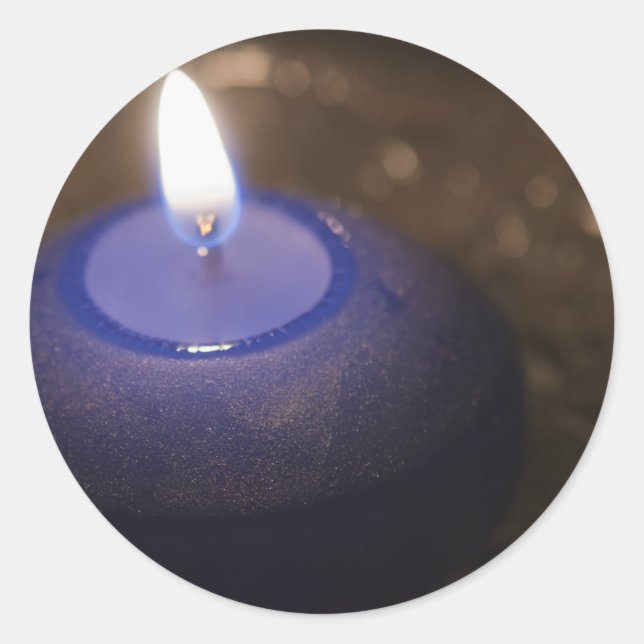 Candle Classic Round Sticker (Front)