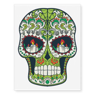 Candle Eyes Tattoo Mexican Sugar Skull