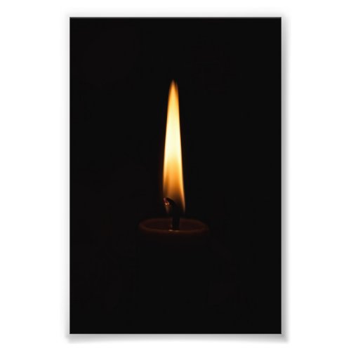 Candle Flame 2 Photo Print