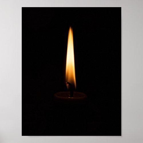 Candle Flame 2 Poster