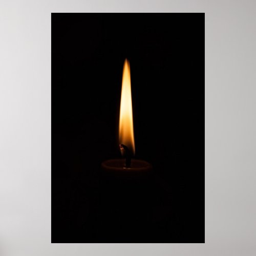 Candle Flame 2 Poster